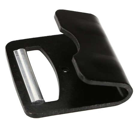 Us Cargo Control 4" Black Flat Hook with Aluminum Defender, 16,200 lb. Break Strength FH42D